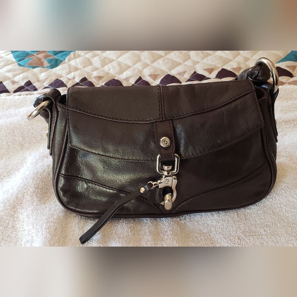 Francesco Biasia leather shoulder bag